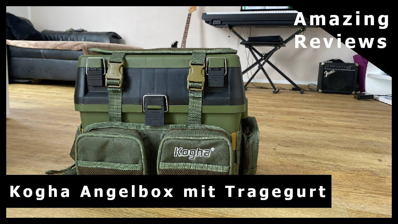 Kogha Angelbox mit Tragegurt - Der beste Angelrucksack? 🤨  im Test, Review & Fazit