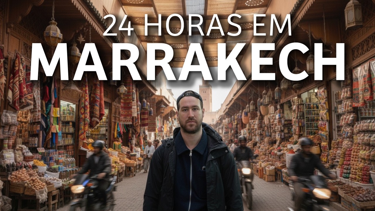 MARRAKECH | 24 horas na CIDADE VERMELHA do MARROCOS