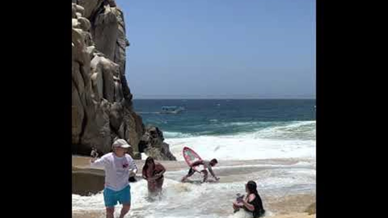 Big Wave Washes Women off Rocks || ViralHog