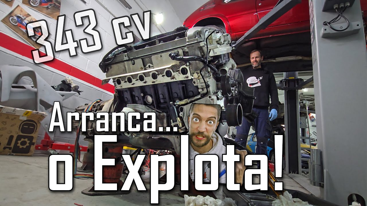🔧 ¡ARRANCAMOS este MOTOR de 343 CV en el SUELO… y BUM! 💥