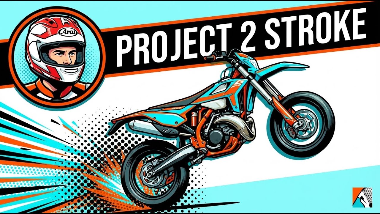 Постройка настоящего двухтактного супермото | Проект 2 Stroke E1