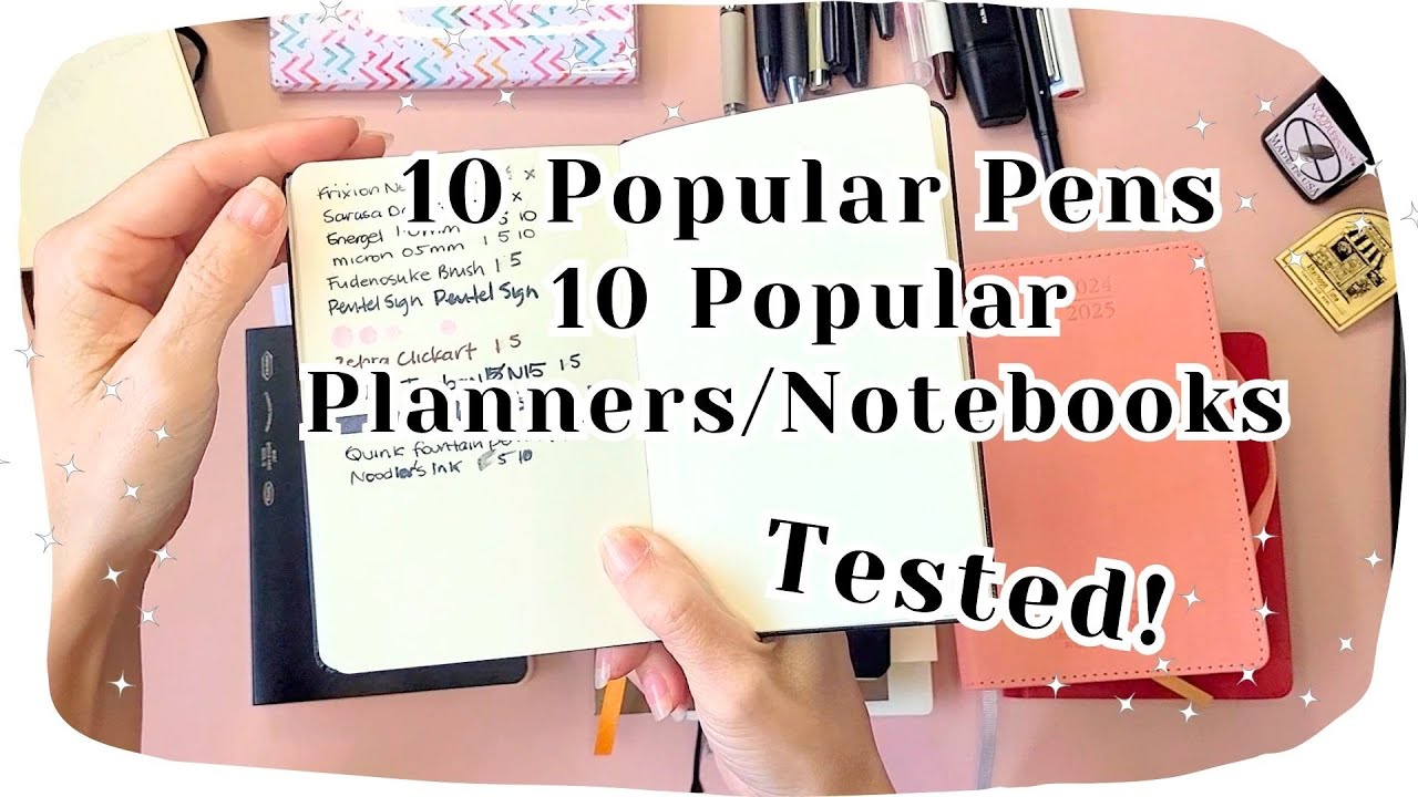 The Big Pen Test! ✶ 10 Pens v 10 Planners ✶ I was surprised!