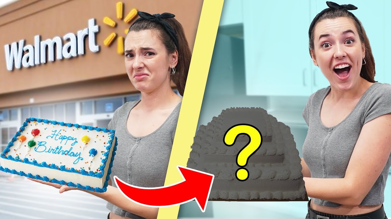 Transforming A Cheap Grocery Store Cake Into A Wedding Cake!