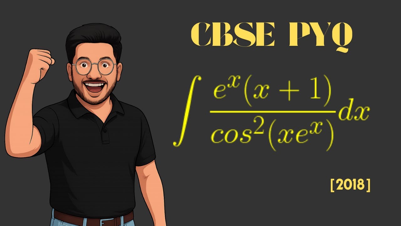 Can you solve this PYQ CBSE integration problem.