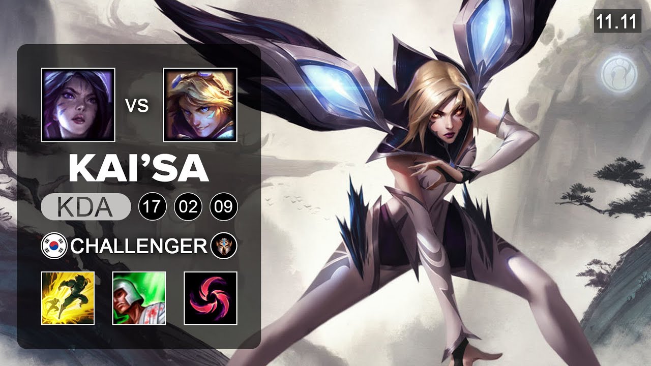 Kai'sa ADC vs Ezreal - KR Challenger Patch 11.11