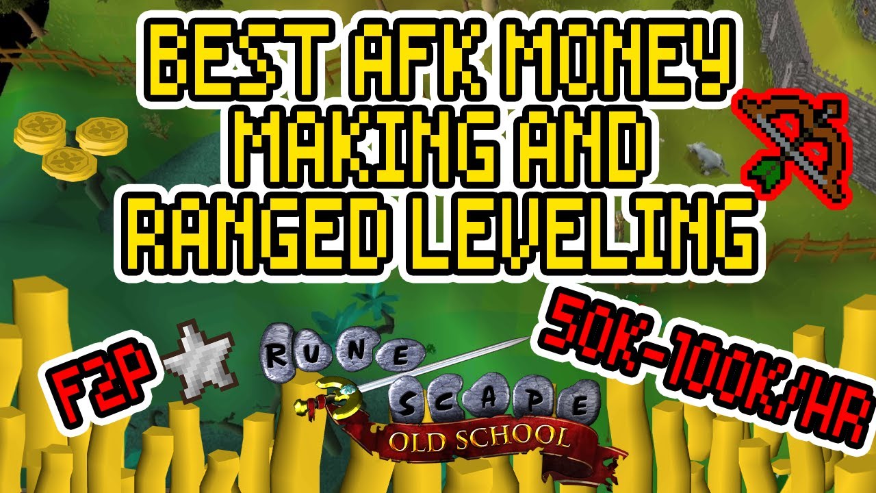 Best AFK Money making and Ranged leveling | OSRS F2P Guide 2021