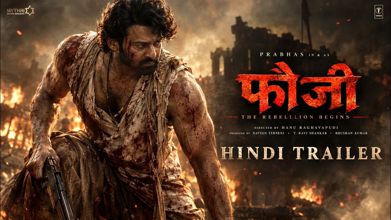 FAUZI Hindi Trailer | Prabhas, Imanvi | Hanu Raghavapudi | Mythri Movie Makers | T-Series Films