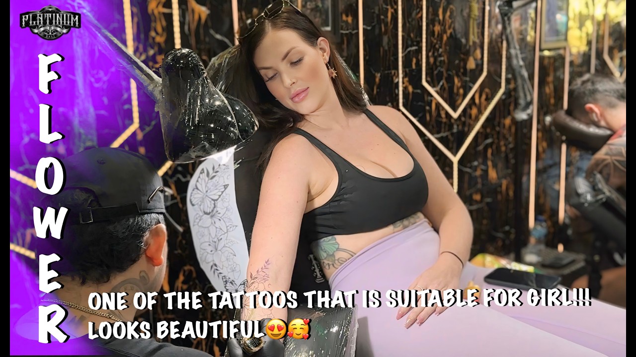 ONE OF THE TATTOOS THAT IS SUITABLE FOR GIRL LOOKS BEAUTIFUL😍🥰
