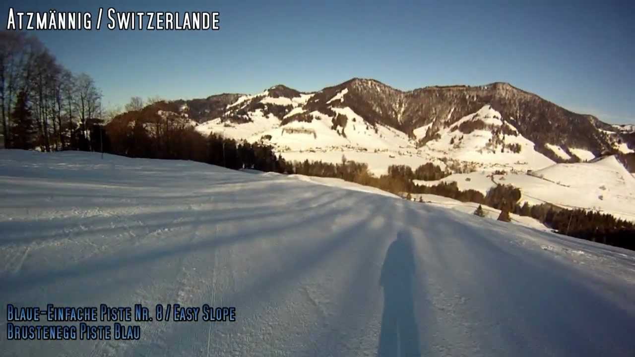 Atzmännig / Pistenvideo blaue Piste Nr.8 - Blaue Brustenegg Piste
