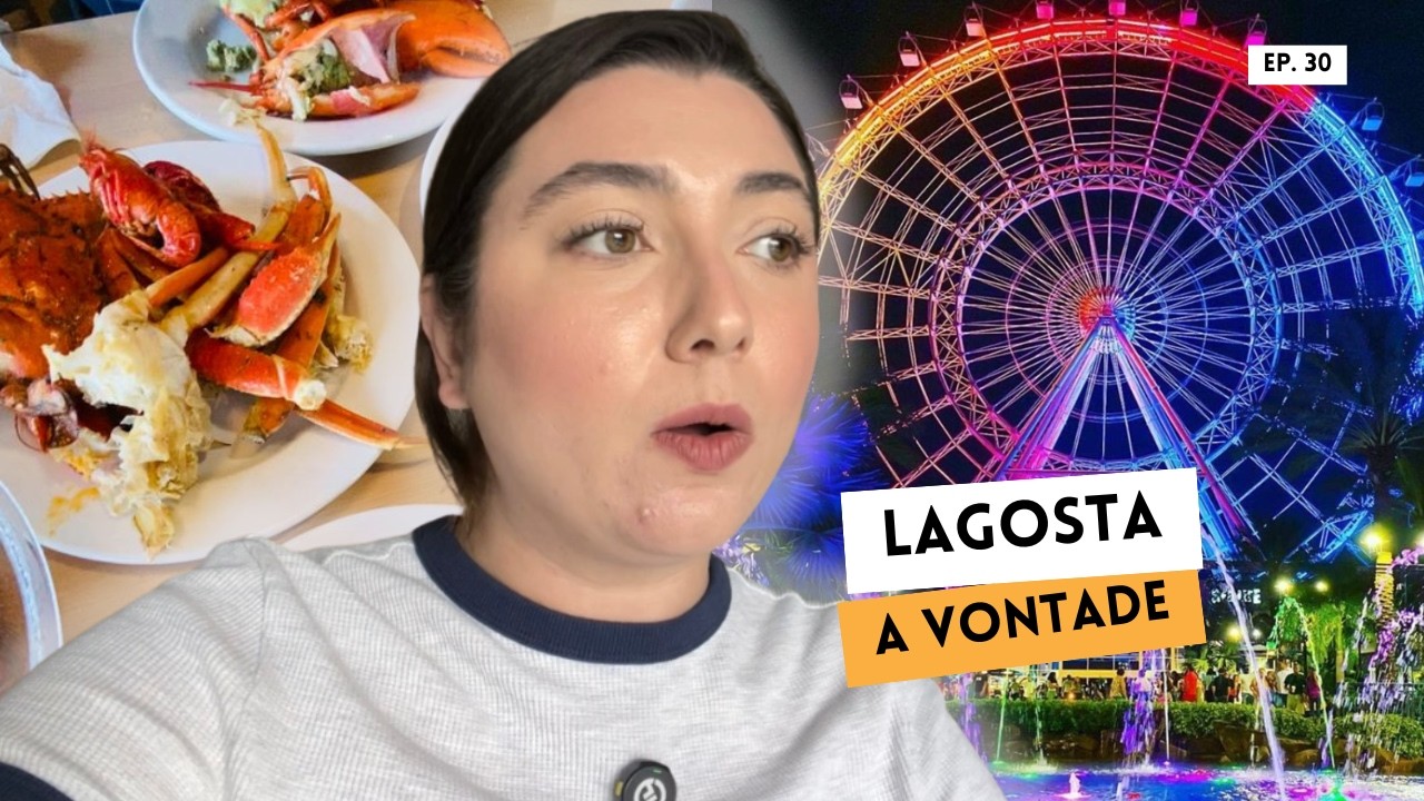 24h em Orlando - TROCAMOS DE HOTEL + RESTAURANTE DE FRUTOS DO MAR + ICON PARK