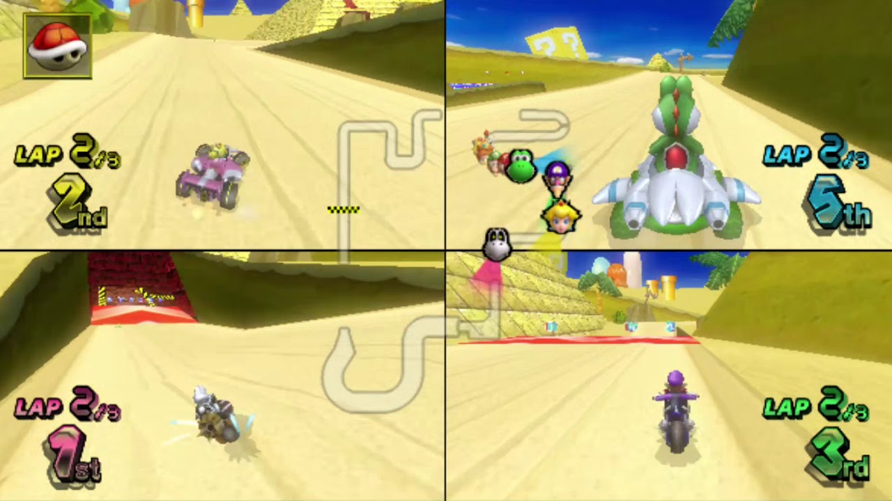 Mario Kart Wii Custom Tracks ✦ 4 Players #051