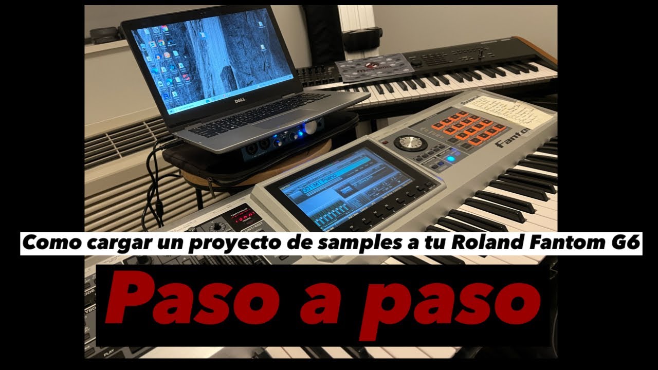 Como Cargar Samples a Tu Roland Fantom G6 Paso-a-Paso