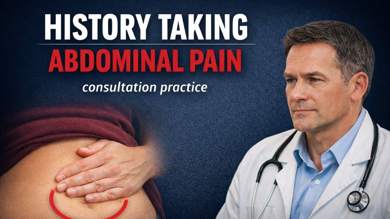 Medical English Consultation Practice History Taking for Abdominal Pain #medicalenglish
