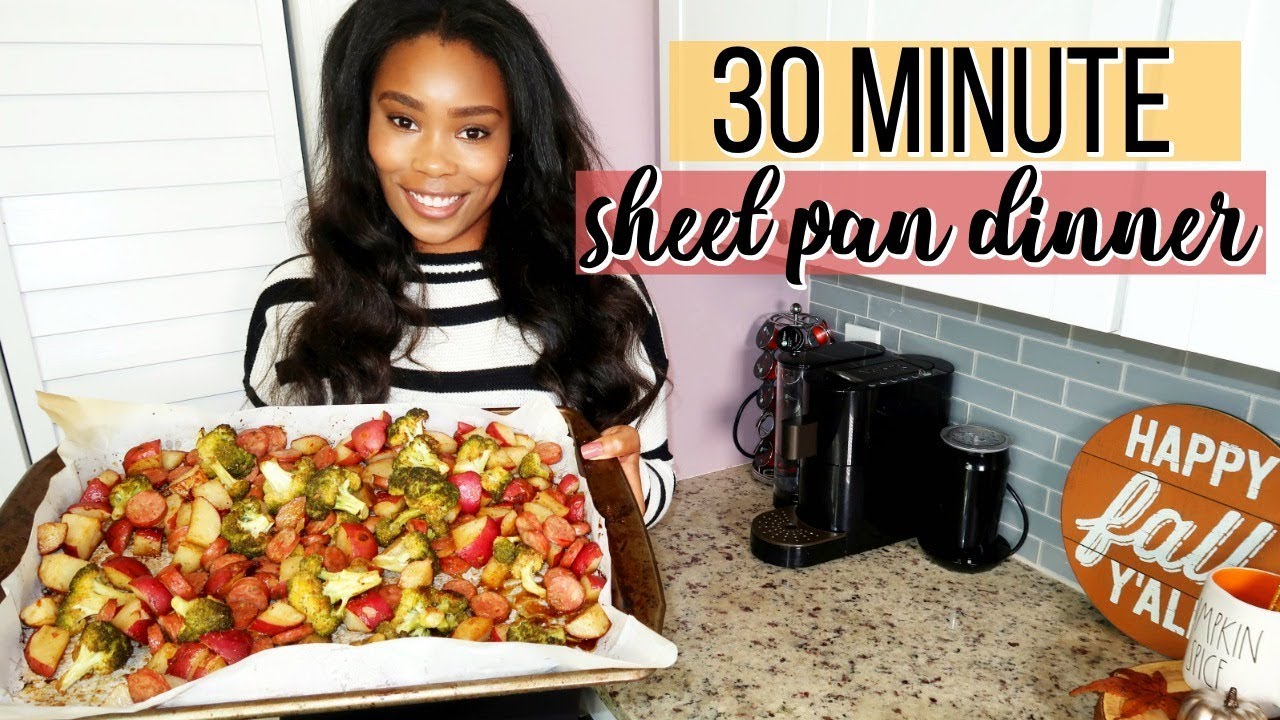 SAUSAGE, POTATO & BROCCOLI SHEET PAN DINNER IN 30 MINUTES | LoveLexyNicole