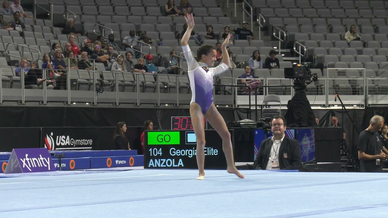 Isabella Anzola - Floor Exercise - 2024 Xfinity U.S. Championships - Women Session 1 Day 2