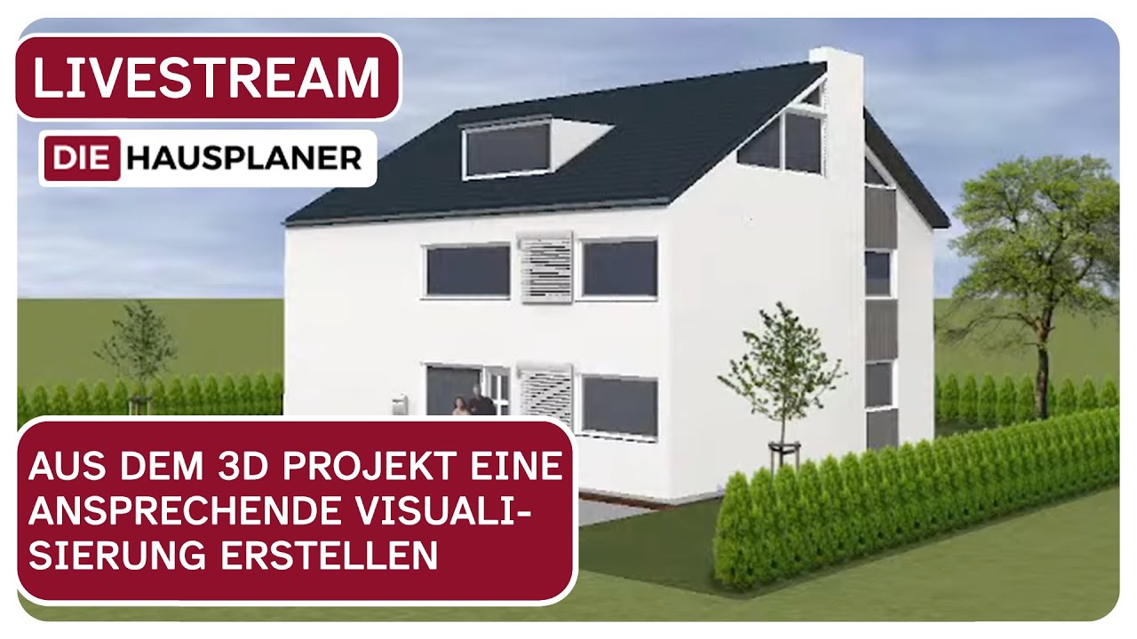 Aus dem 3D Projekt eine ansprechende Visualisierung erstellen