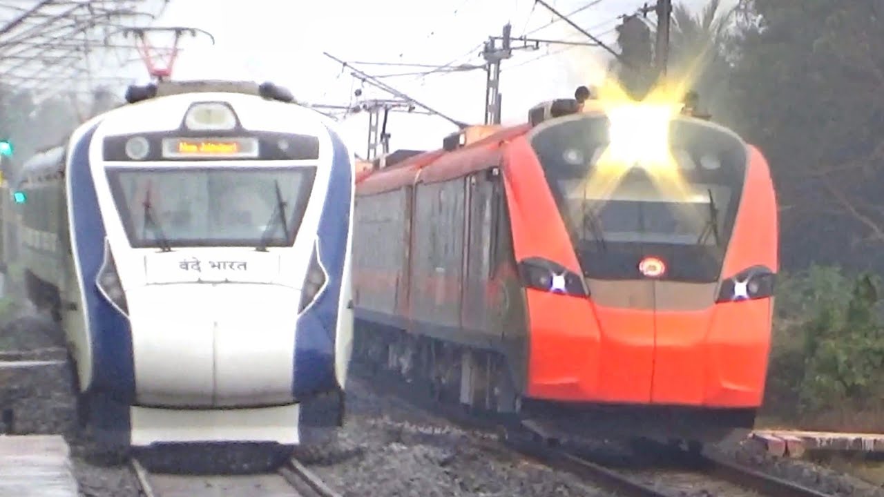 India's 1st Sleeper Vande Bharat VS Bengal's 1st Vande Bharat : 110km/h Shatabdi+Garibrath+Intercity