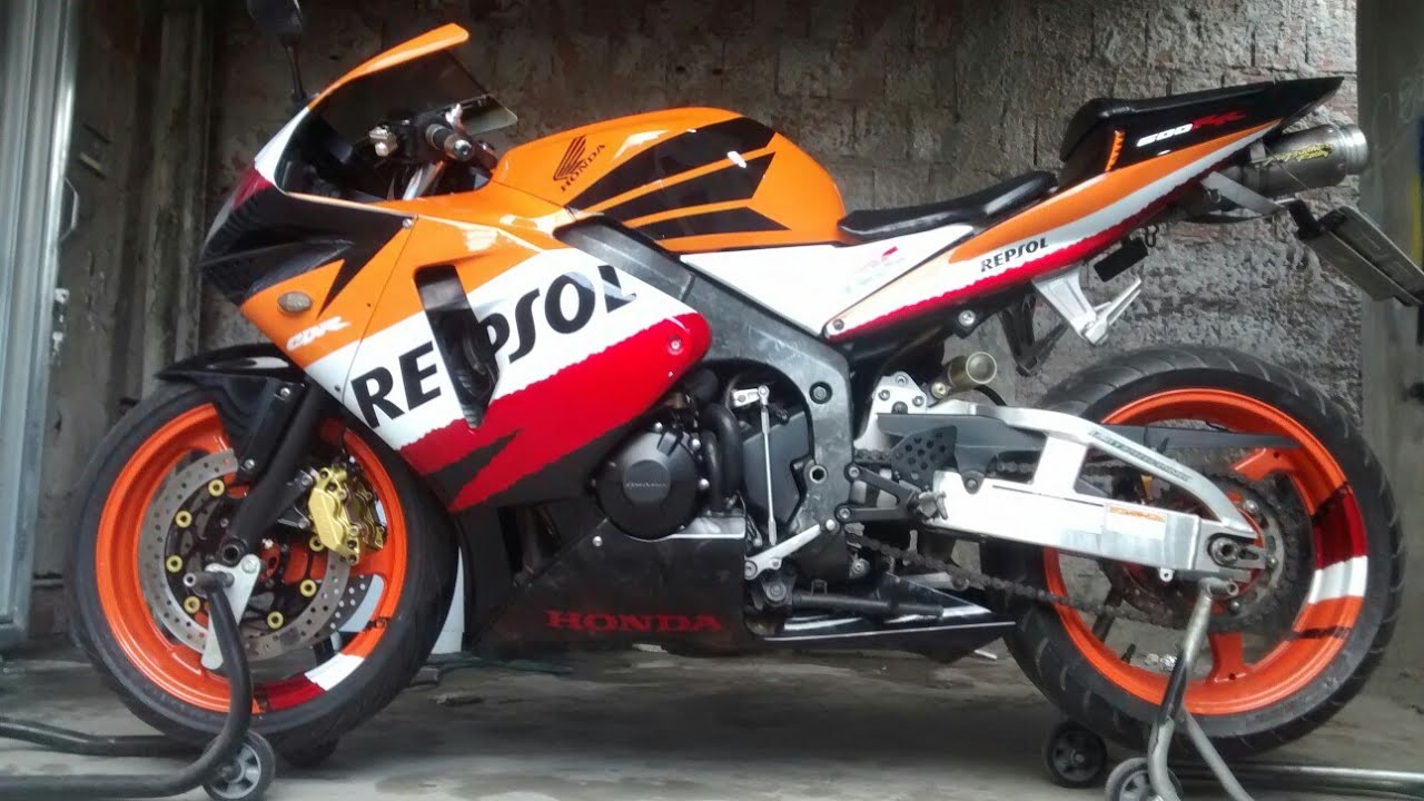 Moto CBR 600 Pintura Personalizada Repsol | Ninho Mofo