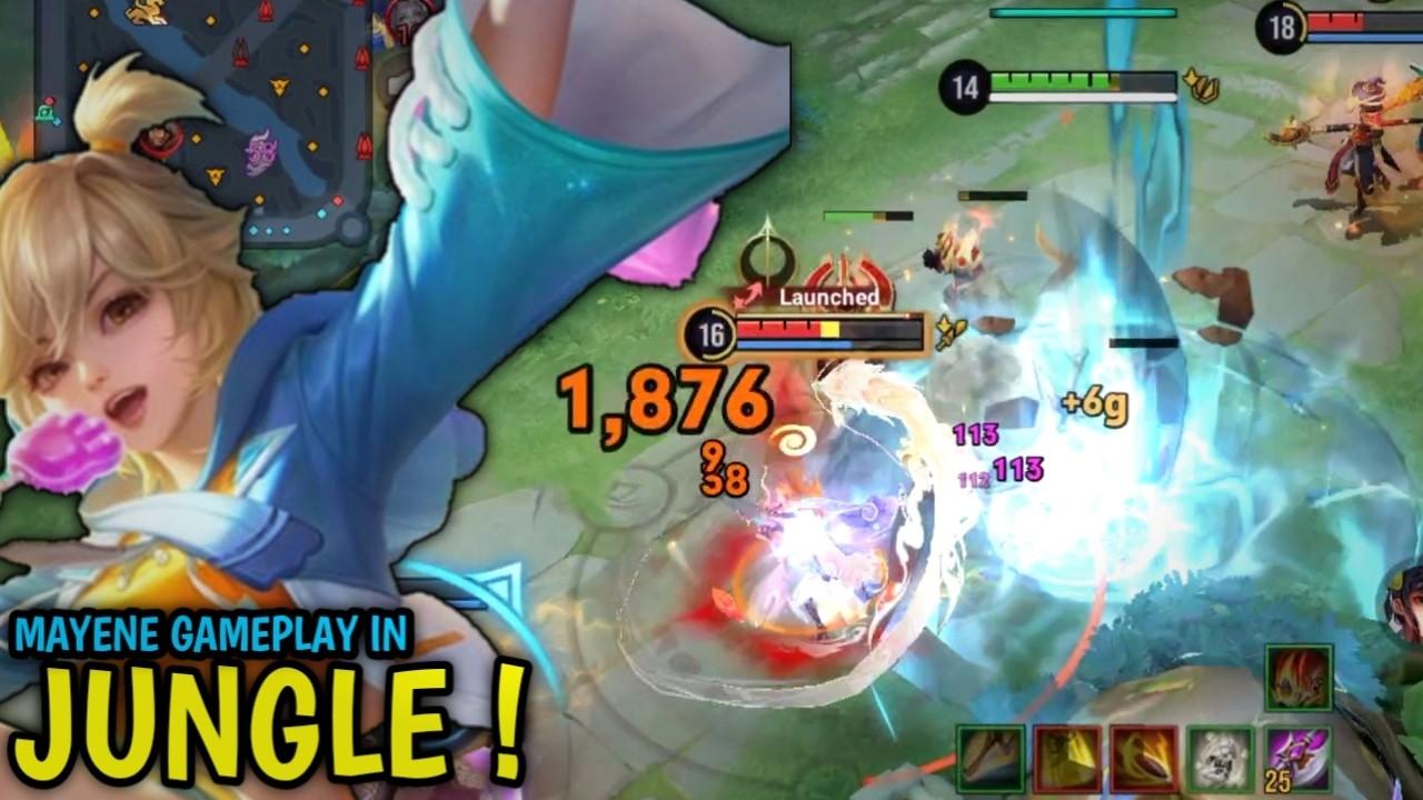 Honor Of Kings : Mayene Jungle Gameplay | Best Build Mayene - HOK