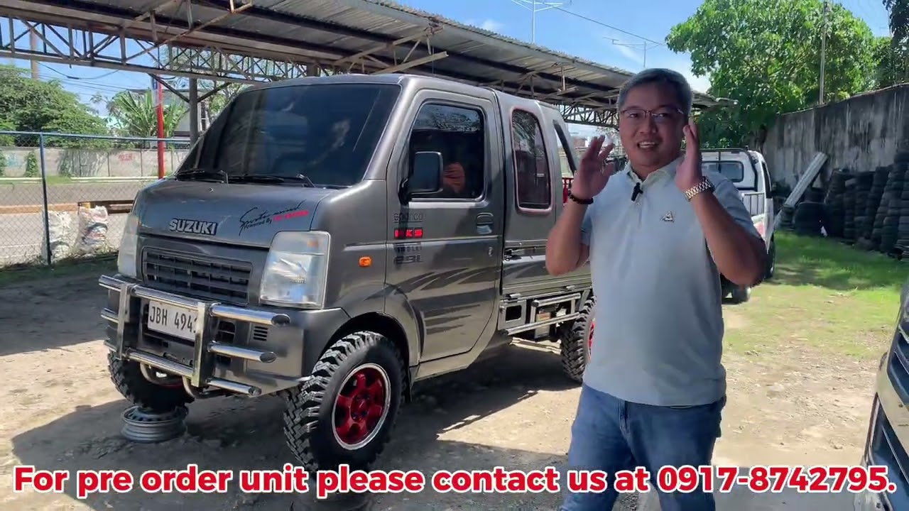 Thank you Sir Abelardo Gomez of Bais City fo choosing and trusting us. #Suzuki Da63 4wd unit.