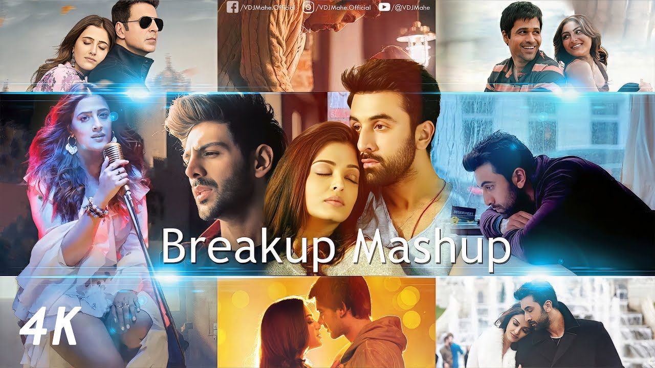 Breakup Theme 💔 | Midnight Lonely Memories | Bollywood Songs | VDJ ROYAL & VDJ Mahe [4K UHD]