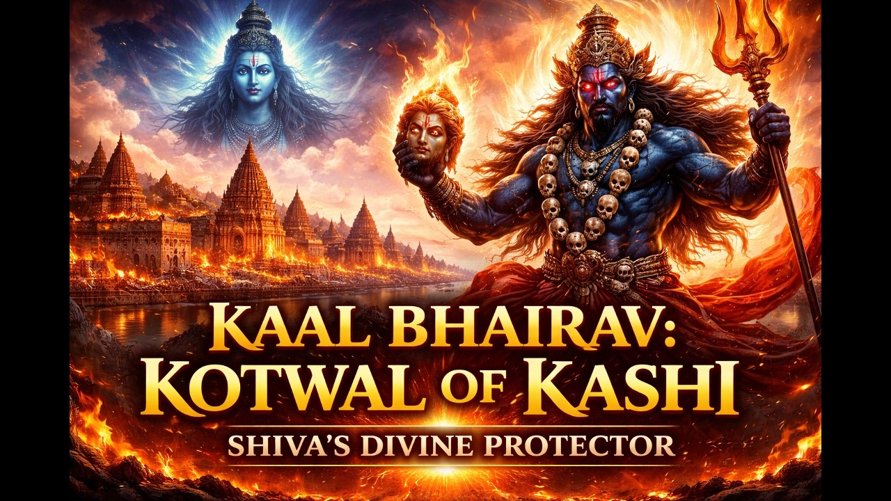Kaal Bhairav: The Fierce Guardian of Kashi | The Divine Battle of Brahma’s Head & Redemption