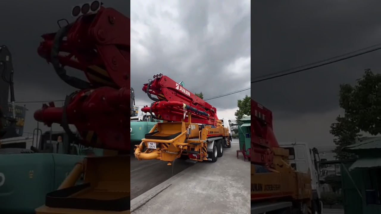 Junjin concrete pump truck Vietnam #shots #hyundai #daewoo #maycongtrinh #junjin #construction