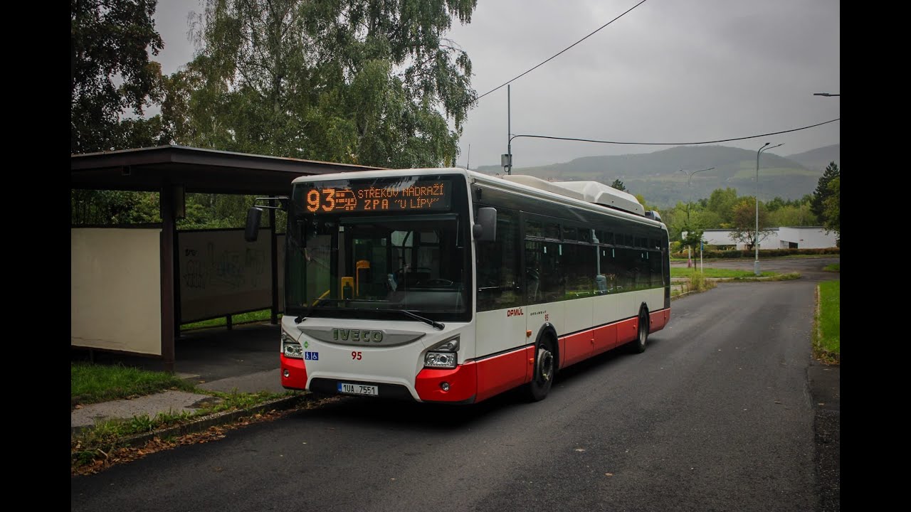 Pohled na trasu | Linka 93 | směr Nové Krematorium