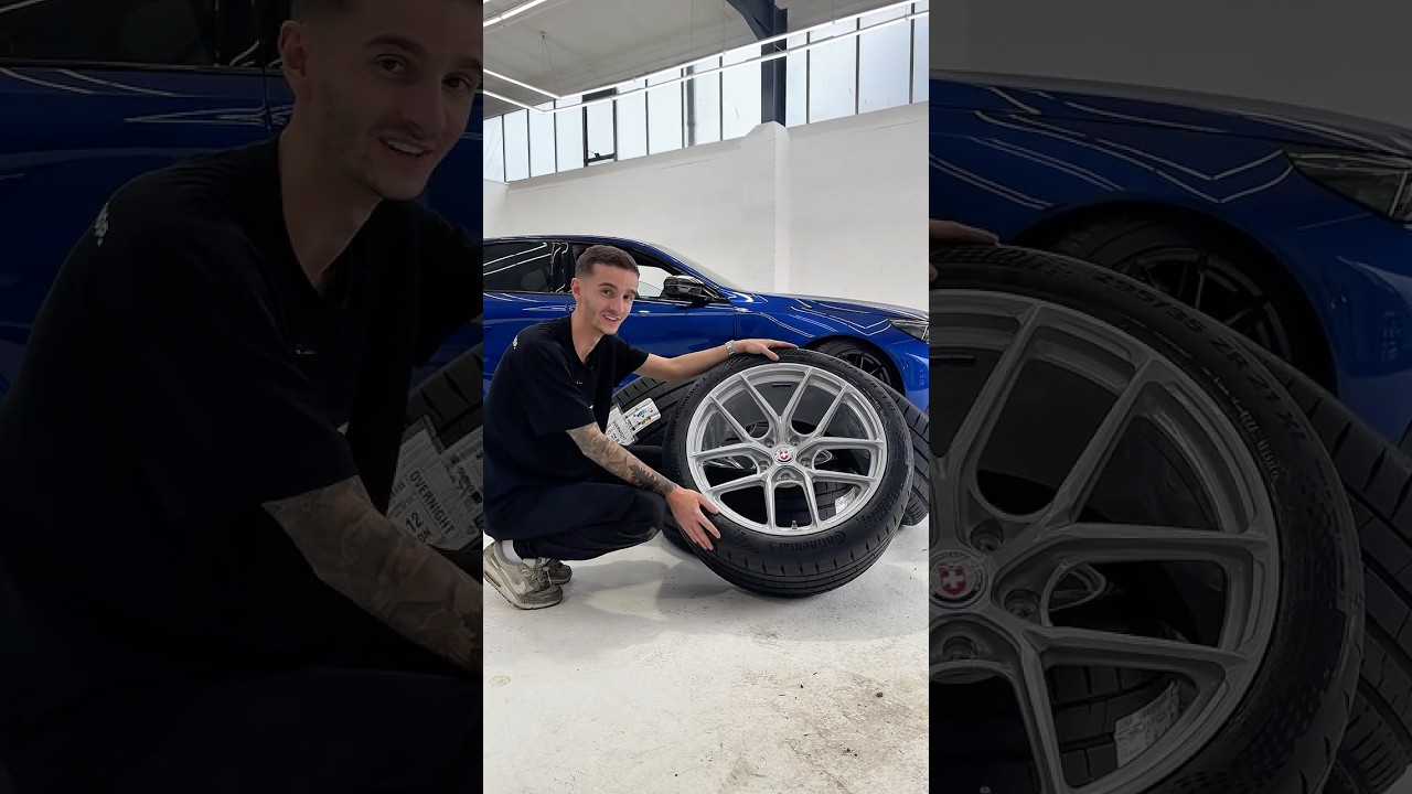 Fitting HRE Wheels on my G90 M5 #g90 #g90m5 #m5 #bmwm