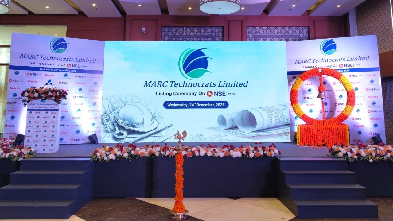 Listing ceremony of Marc Technocrats Limited