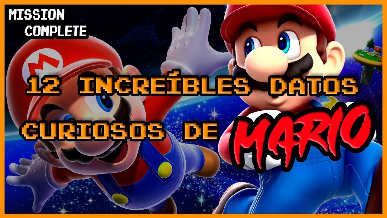 No Sabias estos DATOS CURIOSOS de MARIO