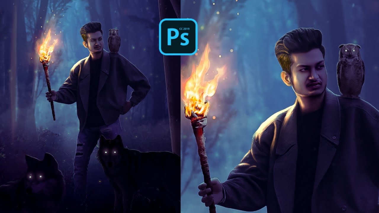 Ps Touch Night Creative Manipulation &bull; Tutorial &bull; Fahim Editing &bull;