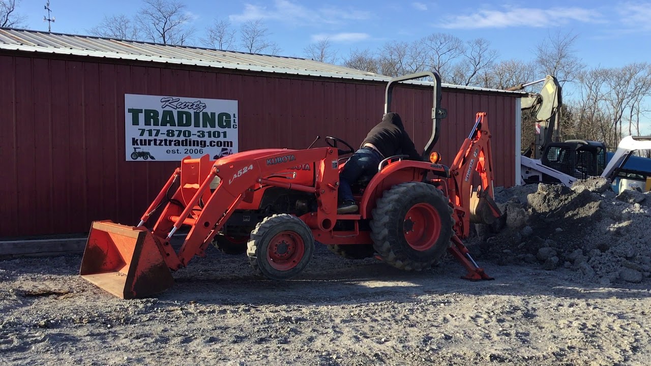 KUBOTA L3200 TRACTOR LOADER BACKHOE