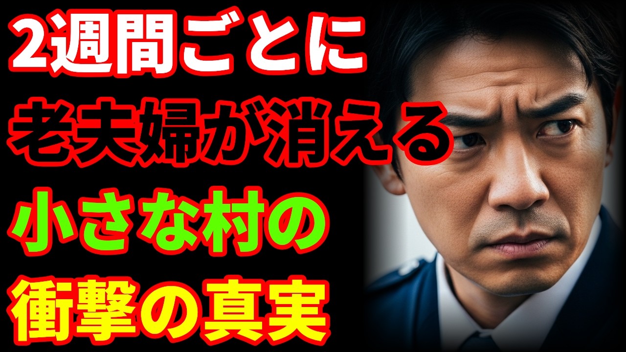 【閲覧注意】2週間ごとに老夫婦が姿を消す村で起きていた、誰も知らなかった真実
