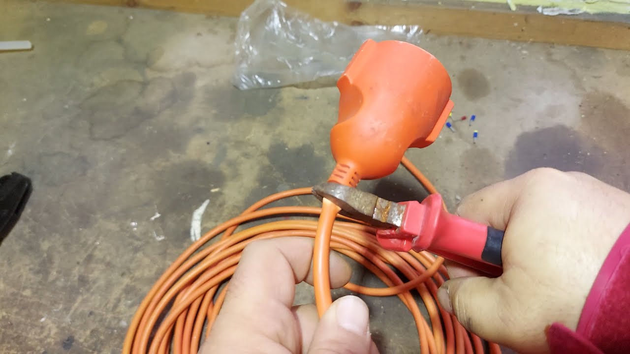 Extension cord repair 230V. Hosszabító javítás ASMR
