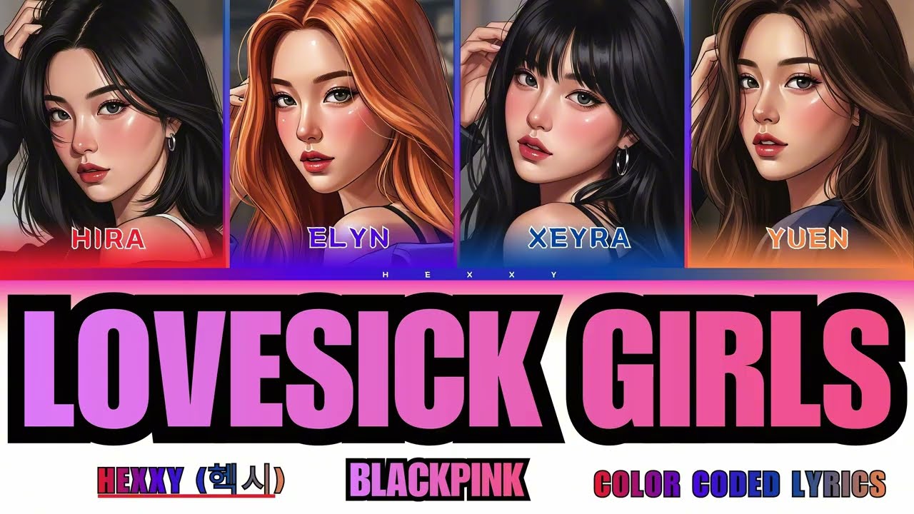 BLACKPINK – LOVESICK GIRLS | HEXXY AI Version (Virtual Idol K‑Pop Cover)