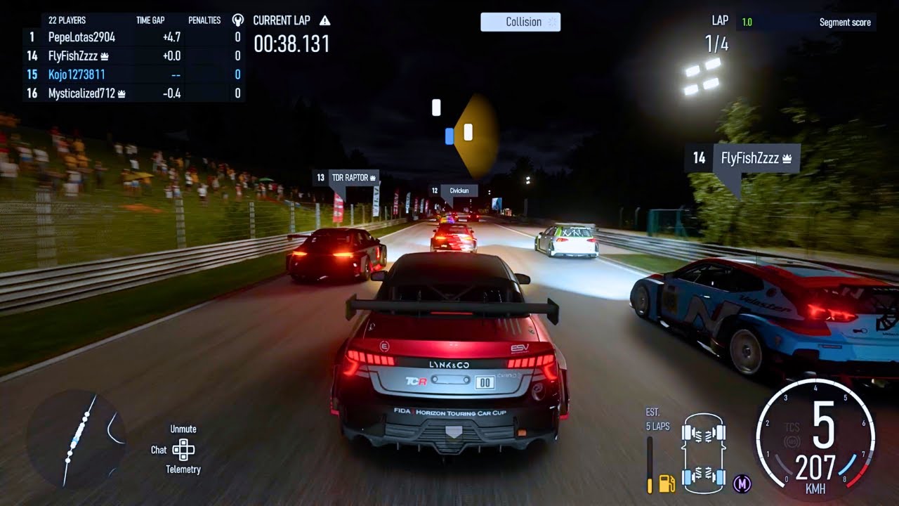 Intense Night Race | Forza Motorsport | Lynk & Co Cyan Racing 03 - Circuit de Spa-Francorchamps.
