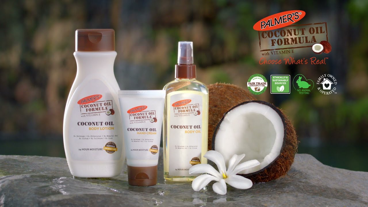 Indulge your skin in luxurious rich moisture with Palmer's Coconut Oil Formula