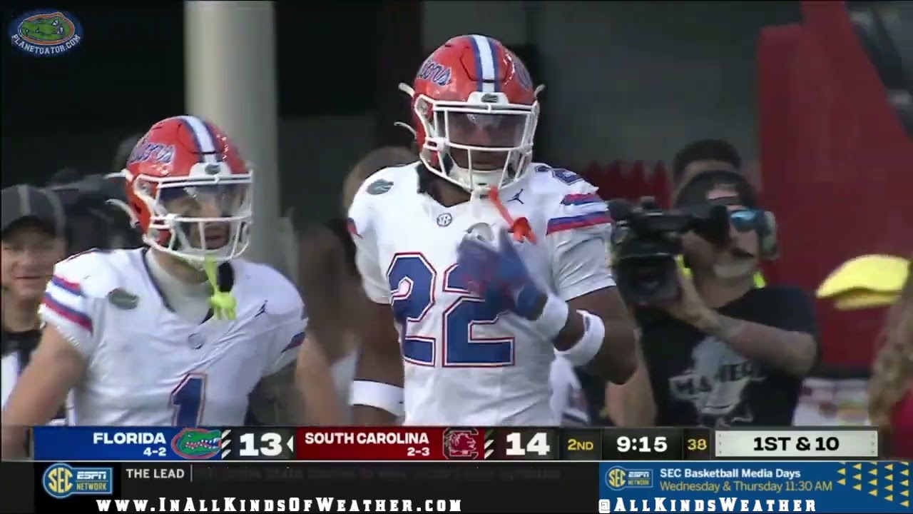 2023: Florida Gators vs. South Carolina Gamecocks
