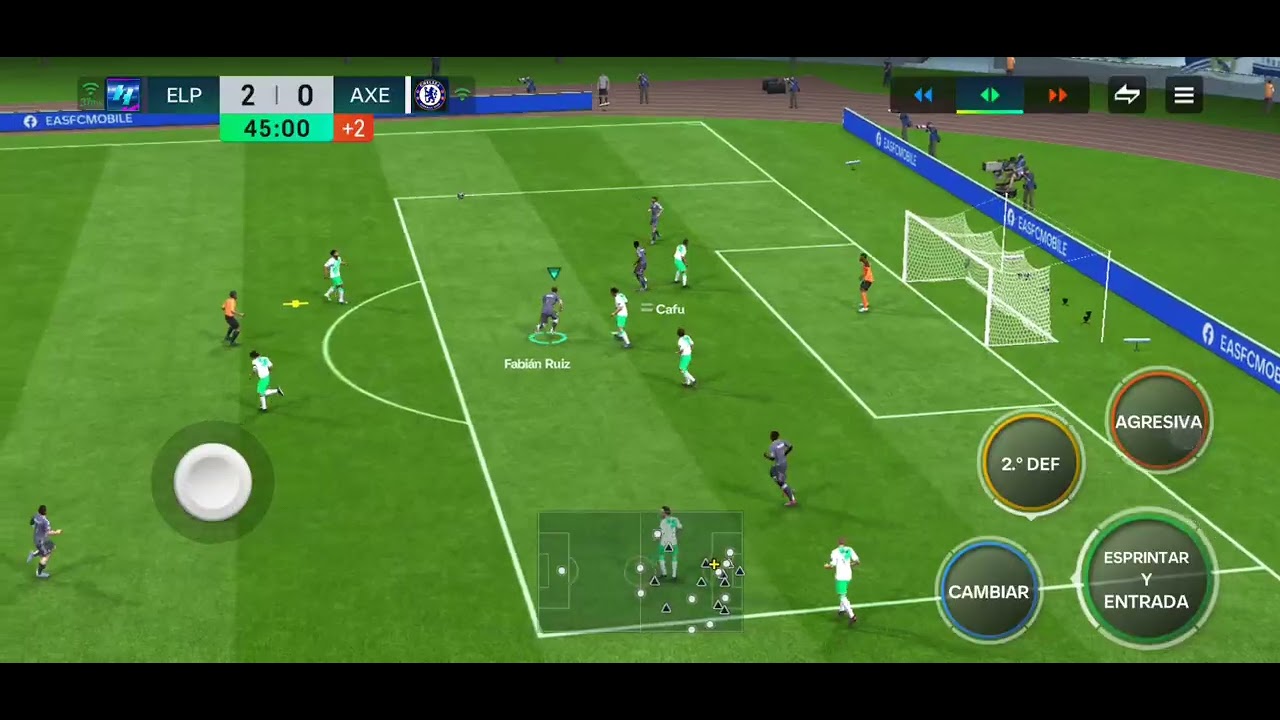 Un partido de Fc mobile 5-0