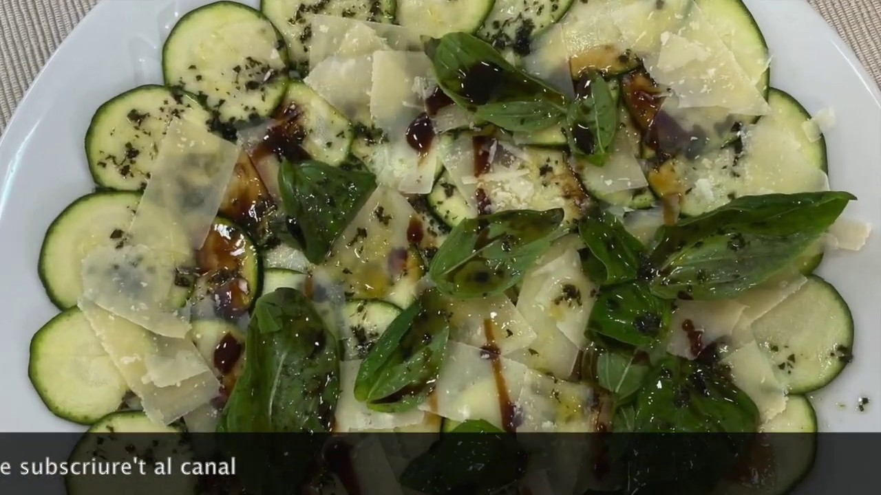 Carpaccio de carbassó