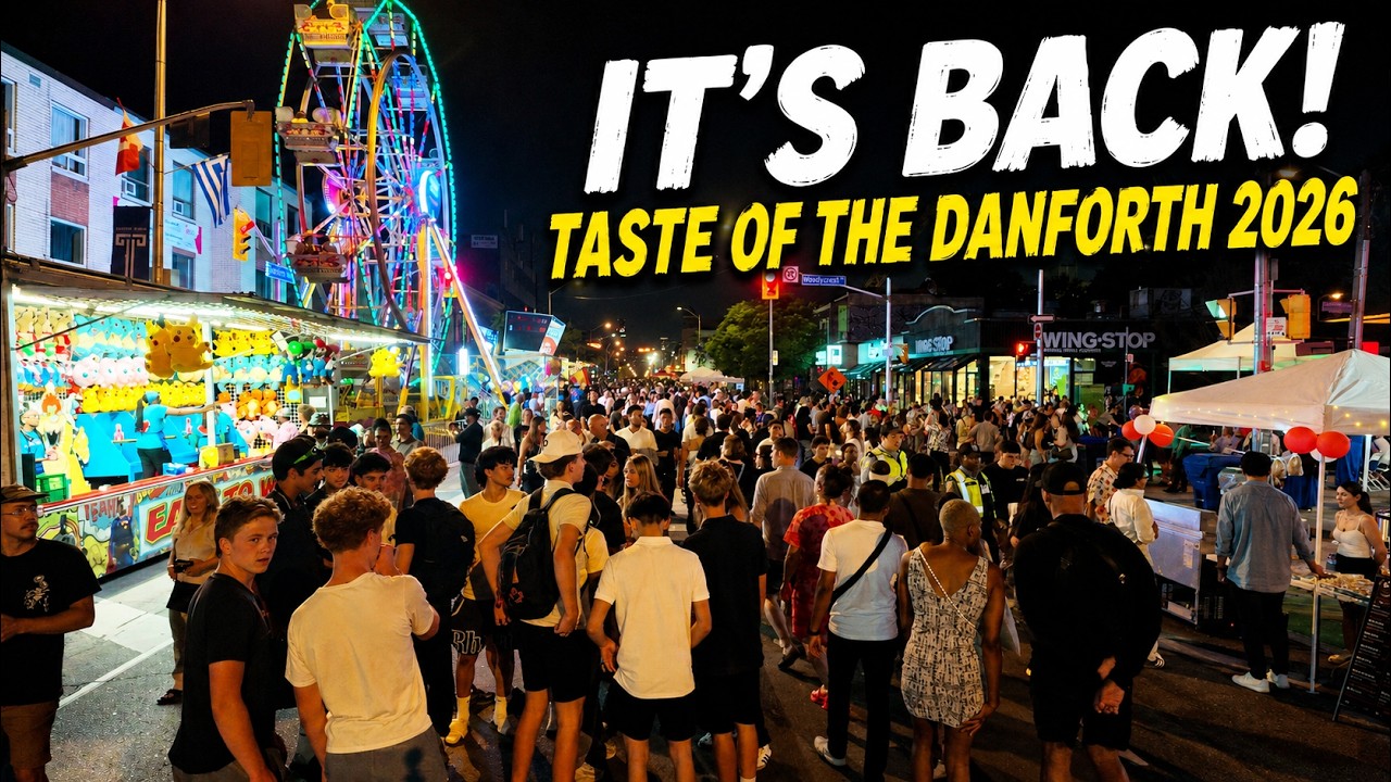 Taste of the Danforth НАКОНЕЦ-ТО вернулся (снова)! | Прогулка по уличному фестивалю в Торонто