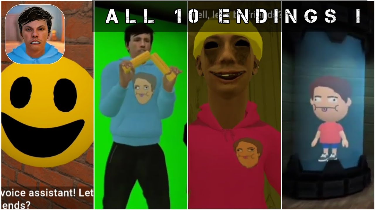 All 10 endings | Escape From Vlogger Runaway