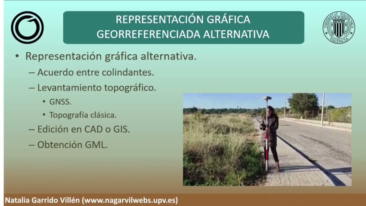Representación gráfica alternativa georreferenciada | 1/17 | UPV
