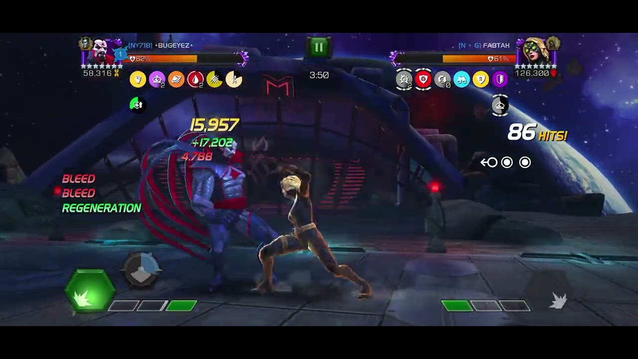 Bugeyez- S64 War 0: Mister Sinister vs 29 Yelena Belova