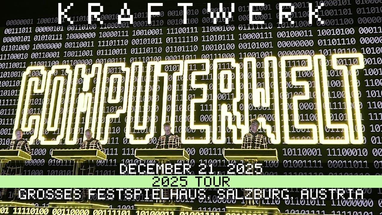 Kraftwerk Live 12/21/2025 Großes Festspielhaus Salzburg