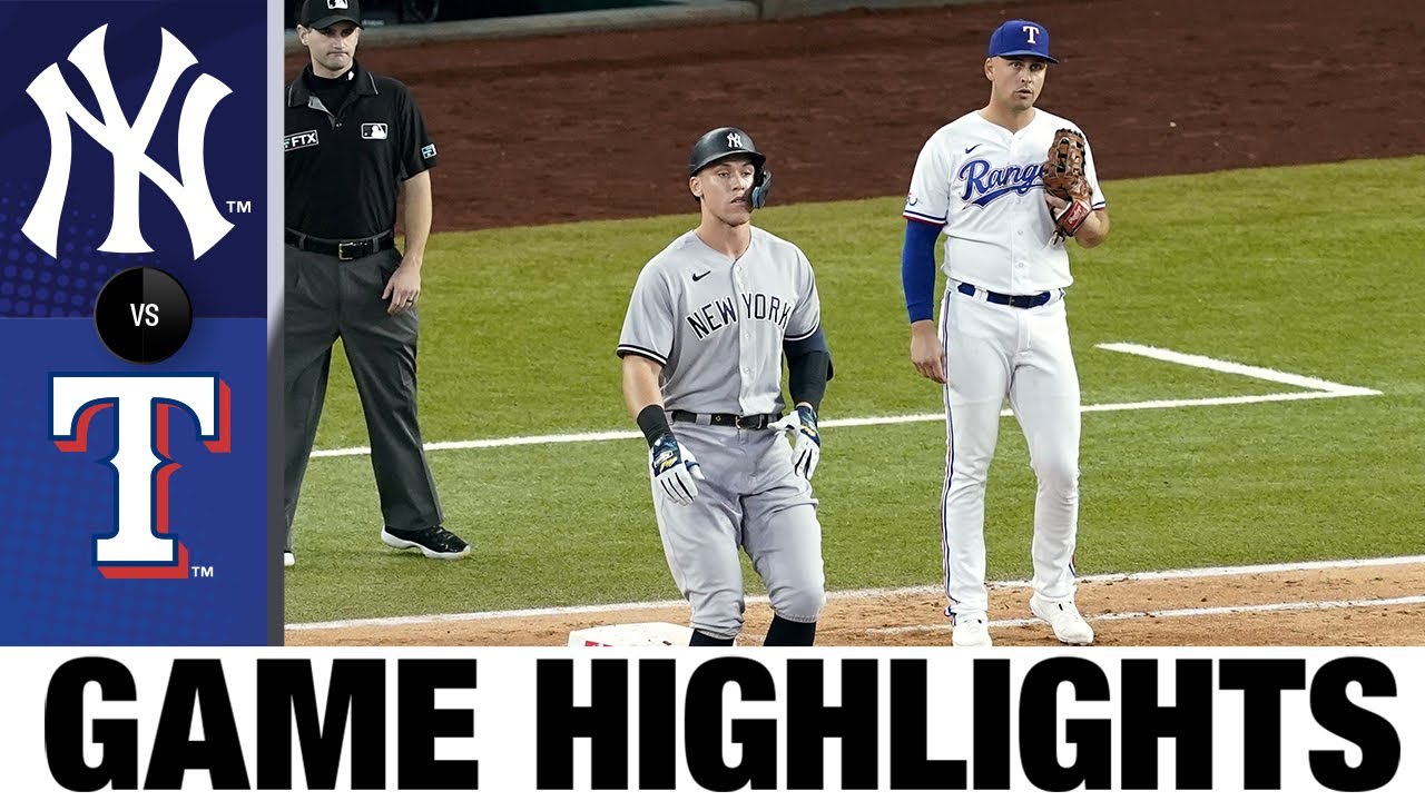 Yankees vs. Rangers Game 1 Highlights (10/4/22) | MLB Highlights