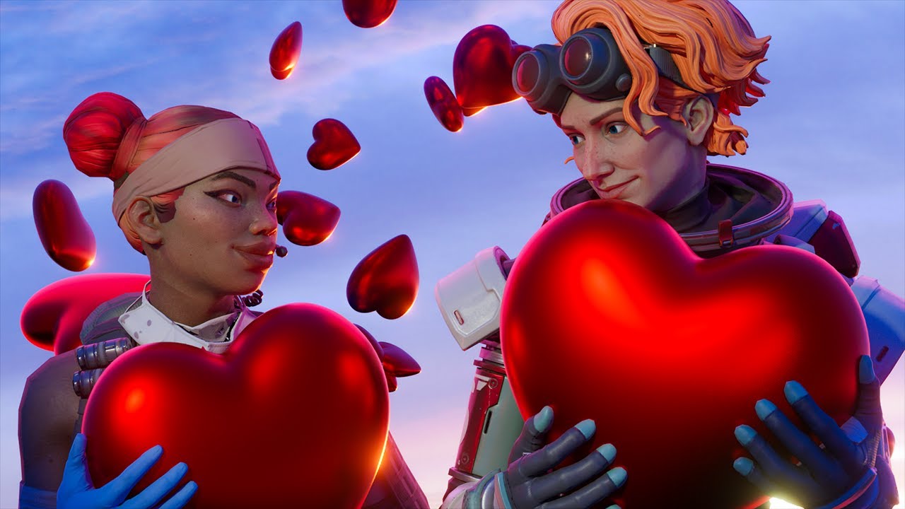 Valentines Day GIRLFRIEND Face Reveal in Apex Legends