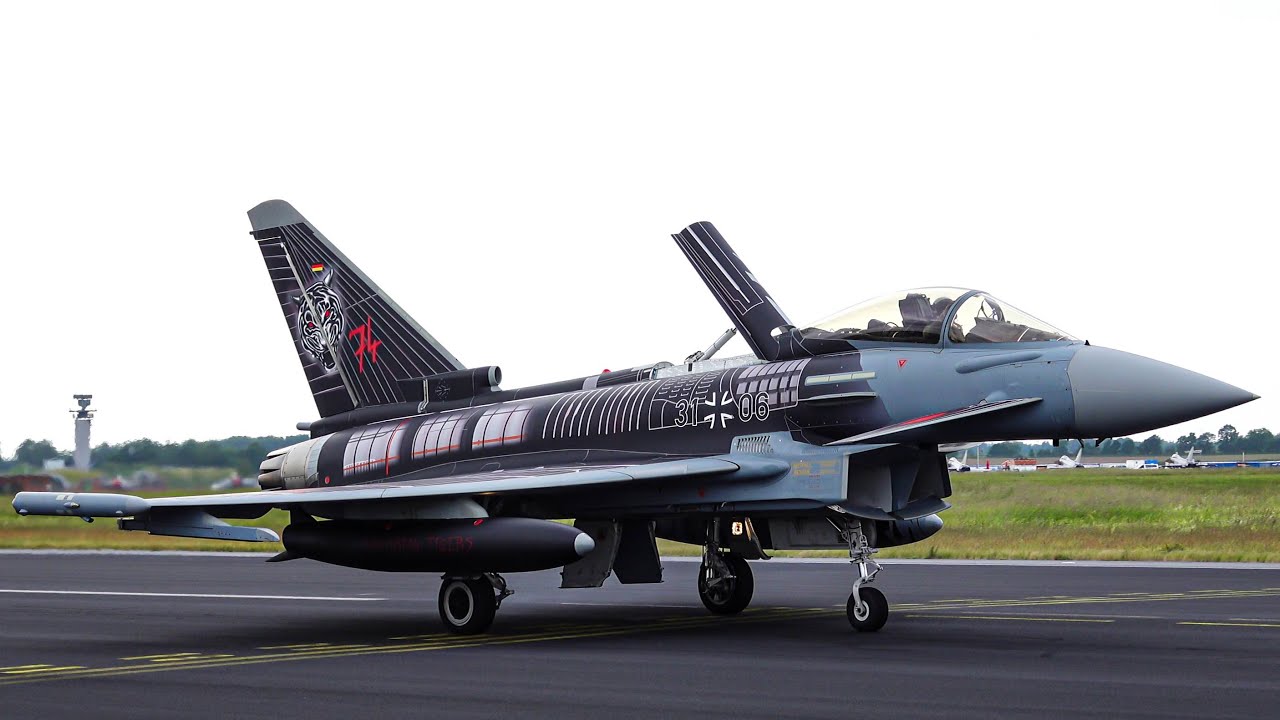 [4K] NATO Tiger Meet 2024 I Spotterday I All Fighter Jets I Many Takeoff I Close-Up I Afterburner