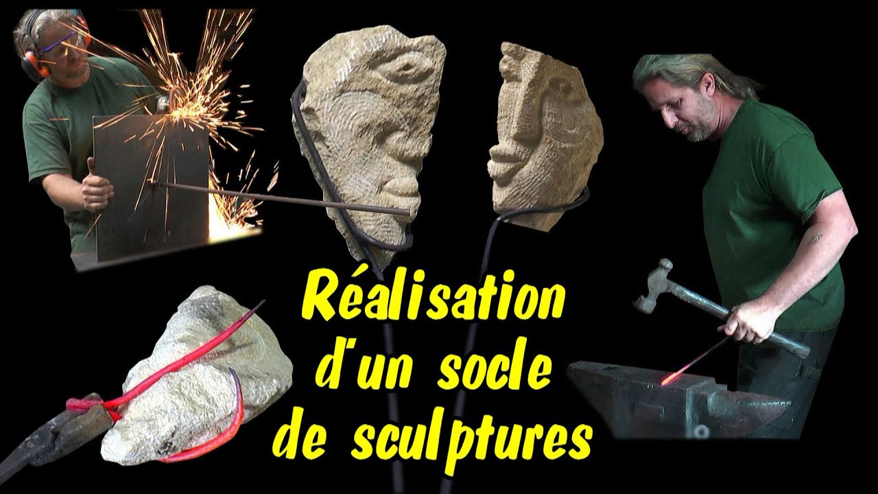 FORGERON D'ART : REALISATION D'UN SOCLE DE SCULPTURES